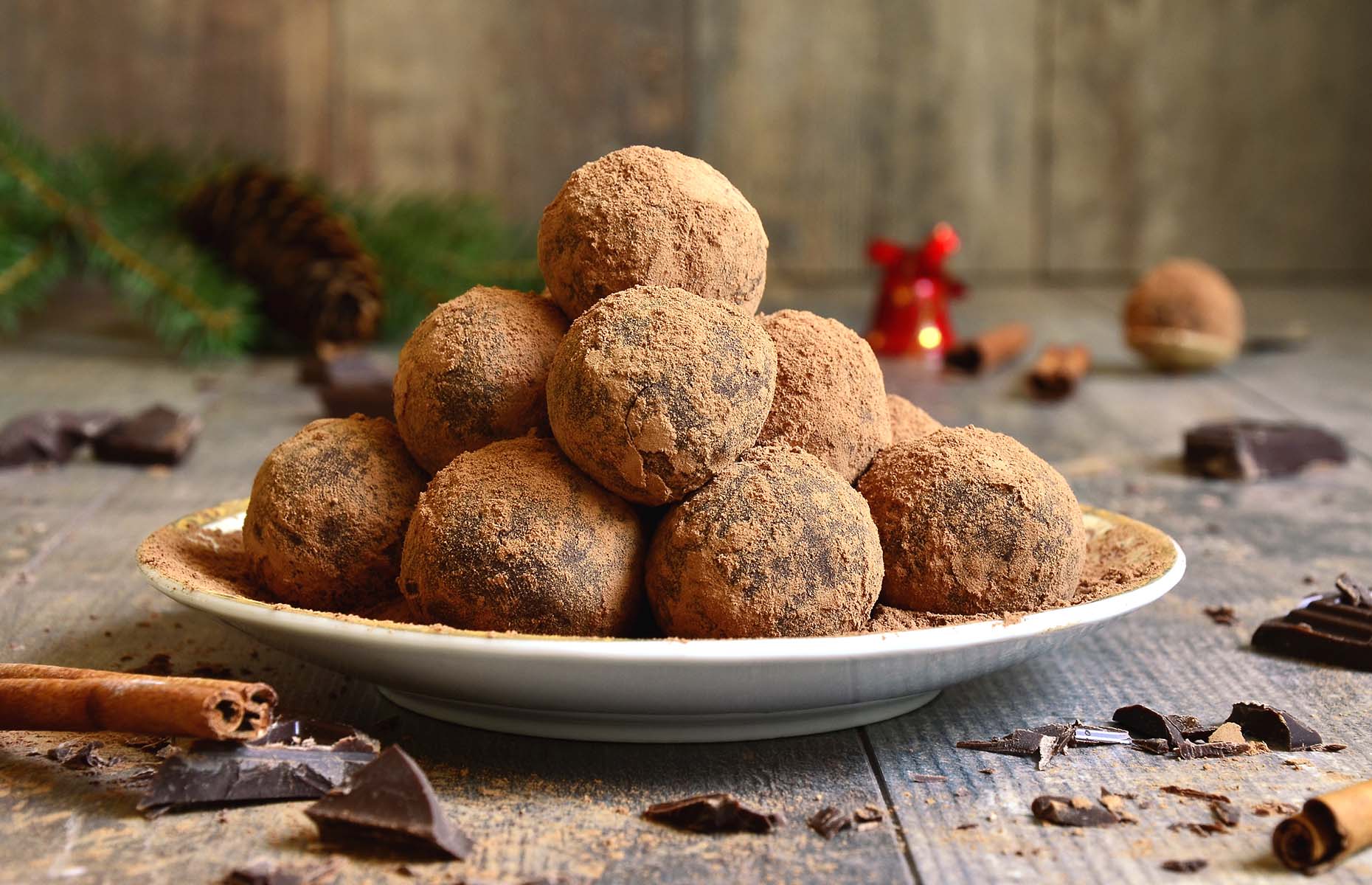 Salted brown sugar caramel chocolate truffles (Image: Liliya Kandrashevich/Shutterstock)