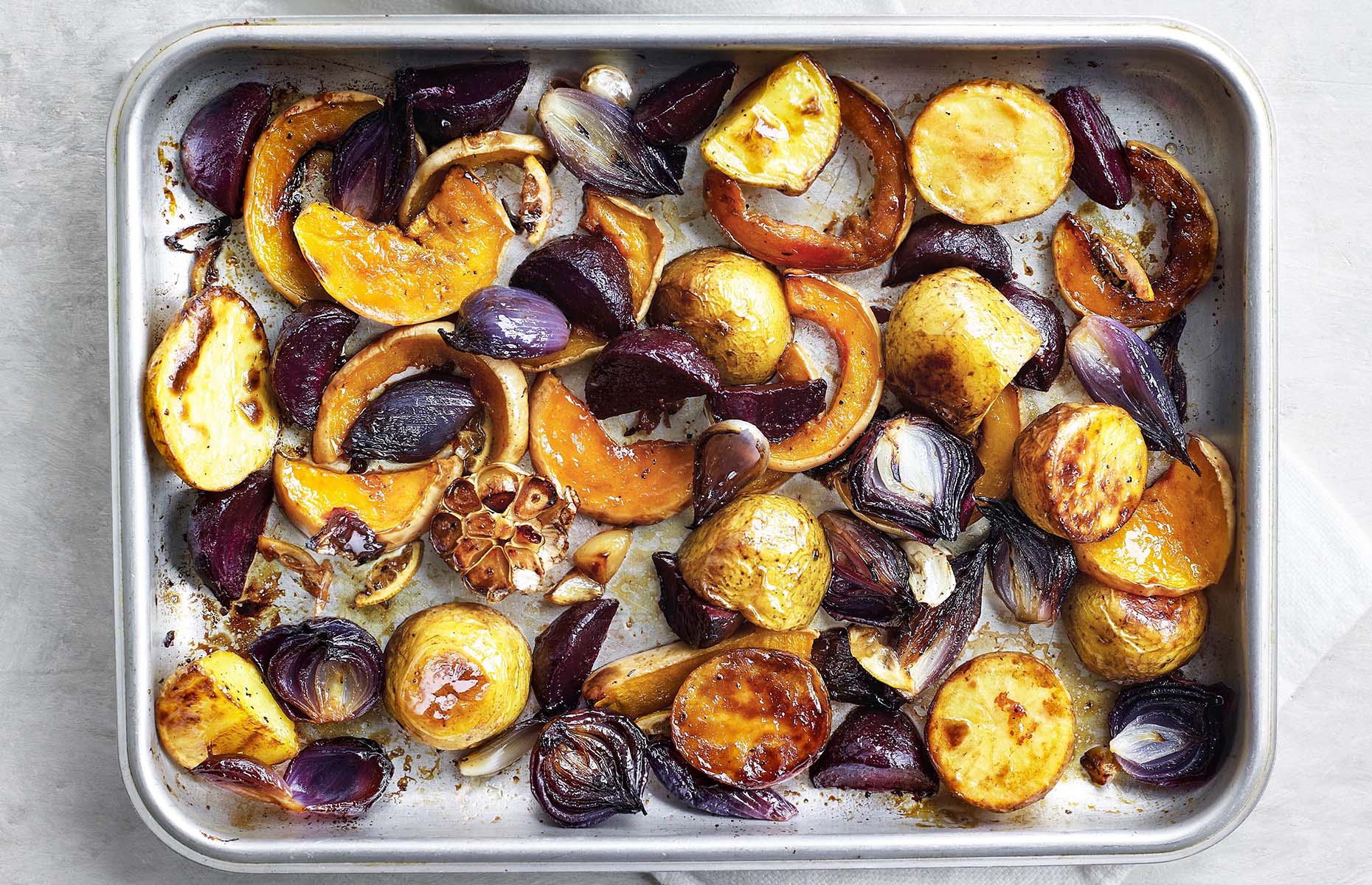 Honey-roasted vegetables (Image: Waitrose & Partners/loveFOOD)