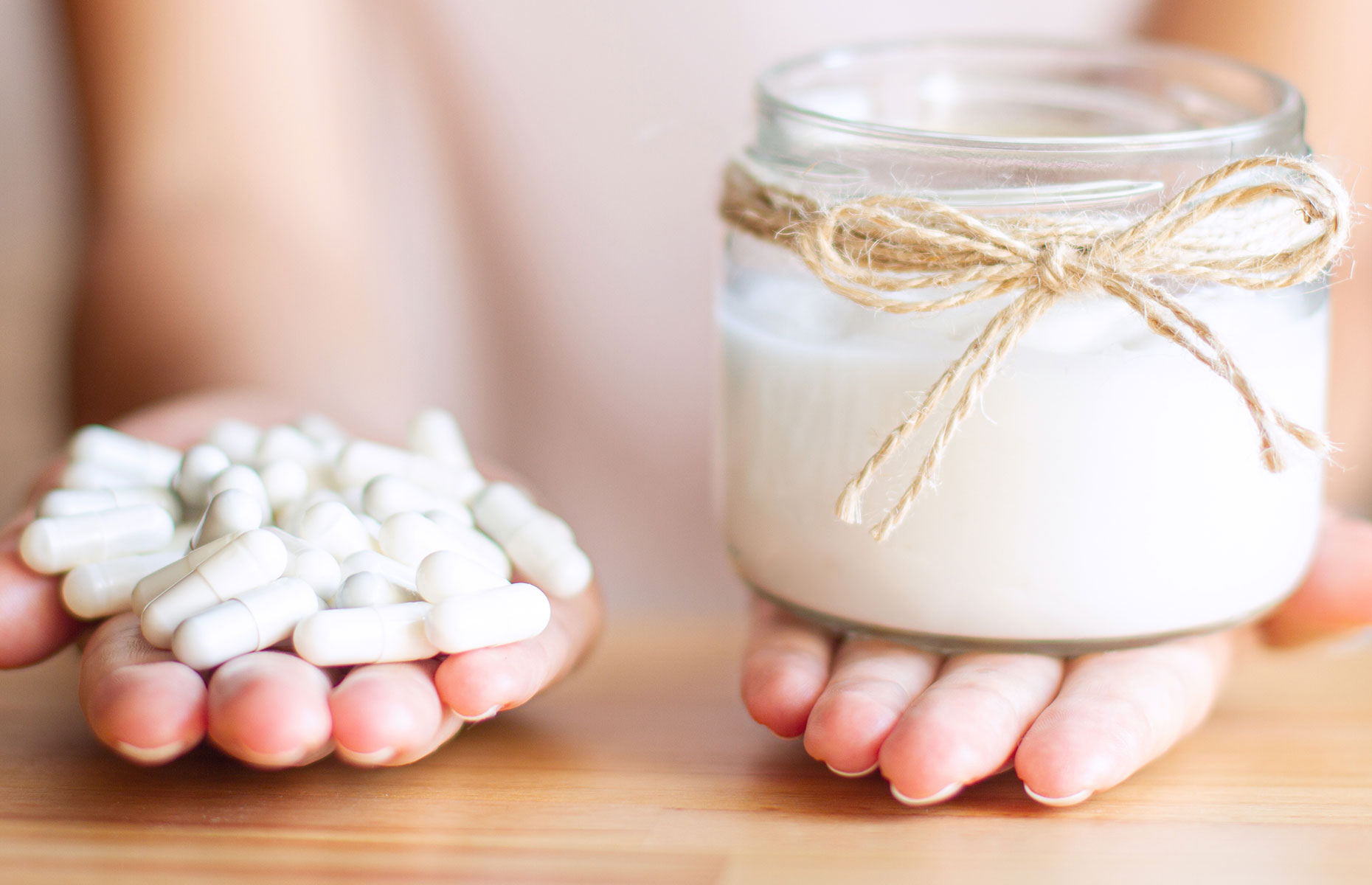 Yogurt pills and yogurt (Image: Monstar Studio/Shutterstock)