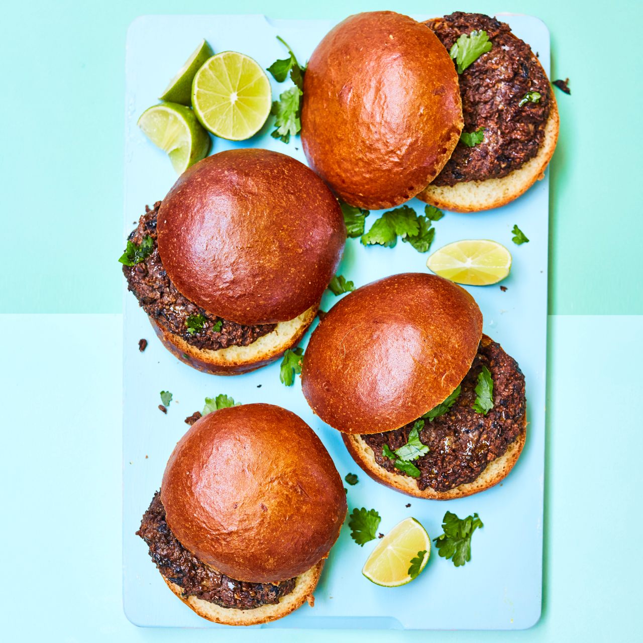 Chipotle, mushroom and black bean burgers (Image: David Loftus)