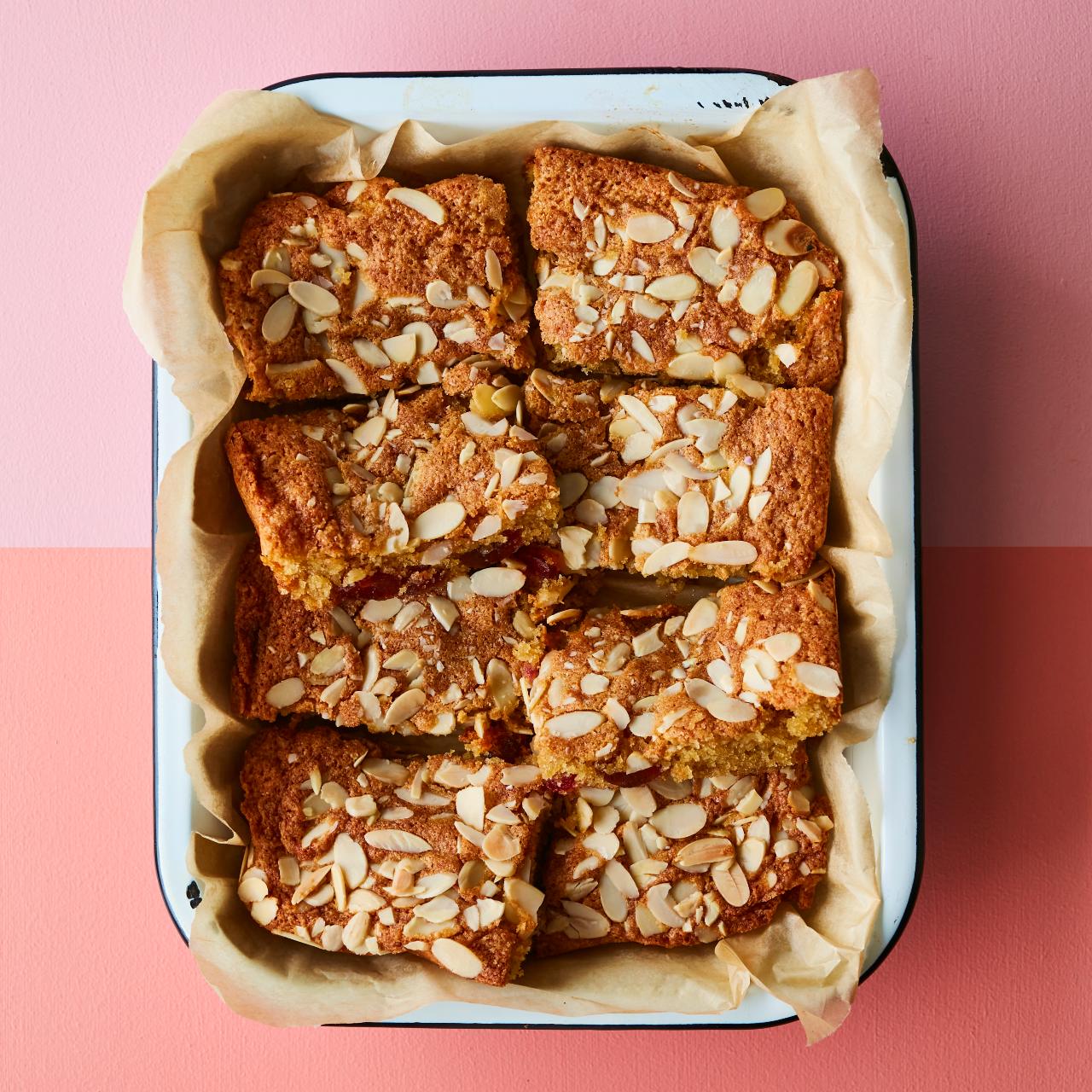 Cherry and almond cake (Image: David Loftus)