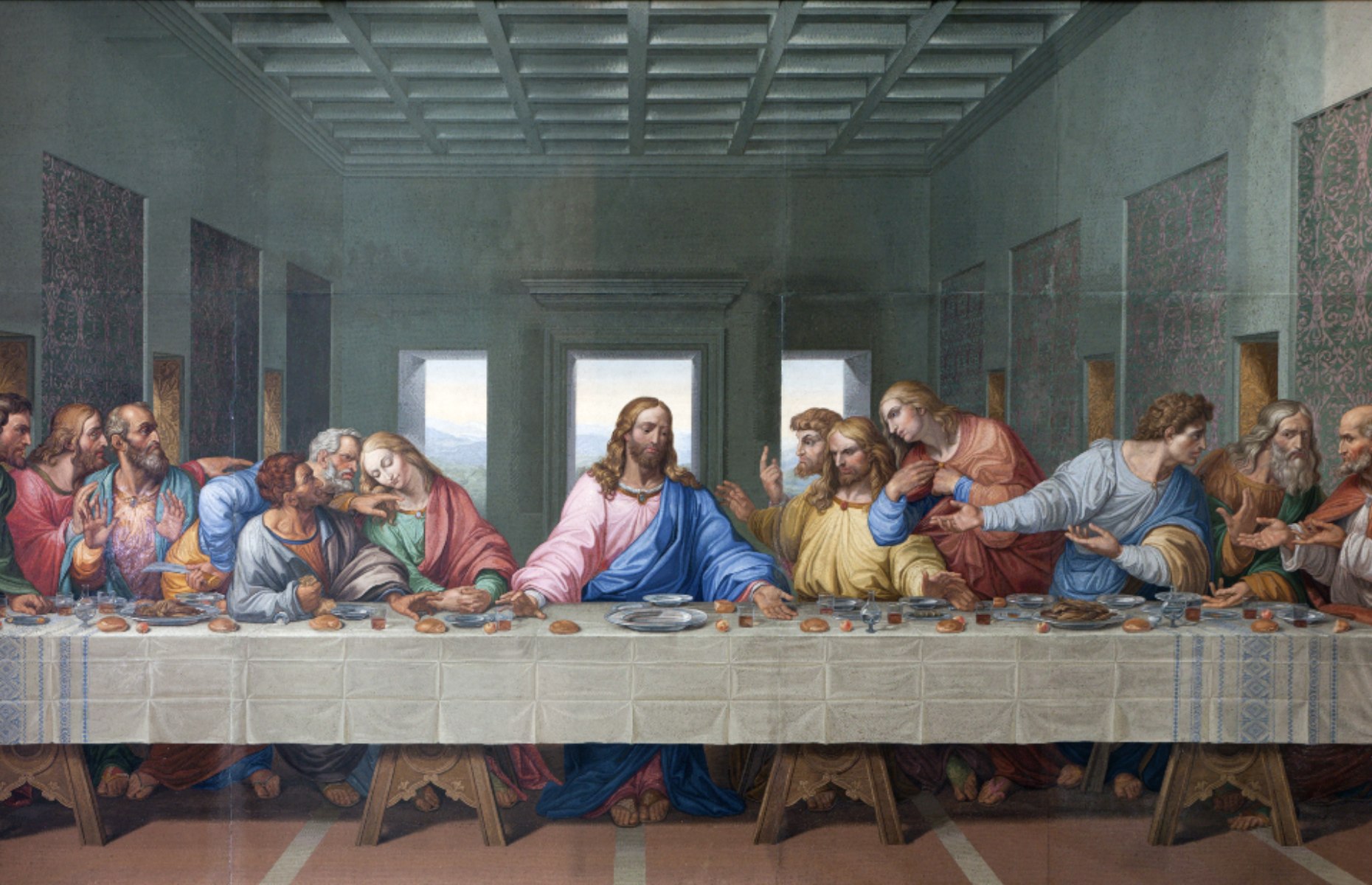 Mosaic of The Last Supper by Giacomo Raffaelli (Image: Renata Sedmakova/Shutterstock)