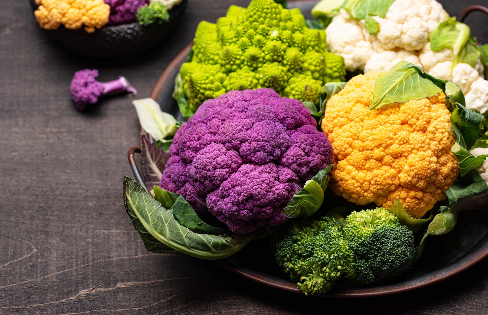 Colourful cauliflower (Image: Yulia Furman/Shutterstock)