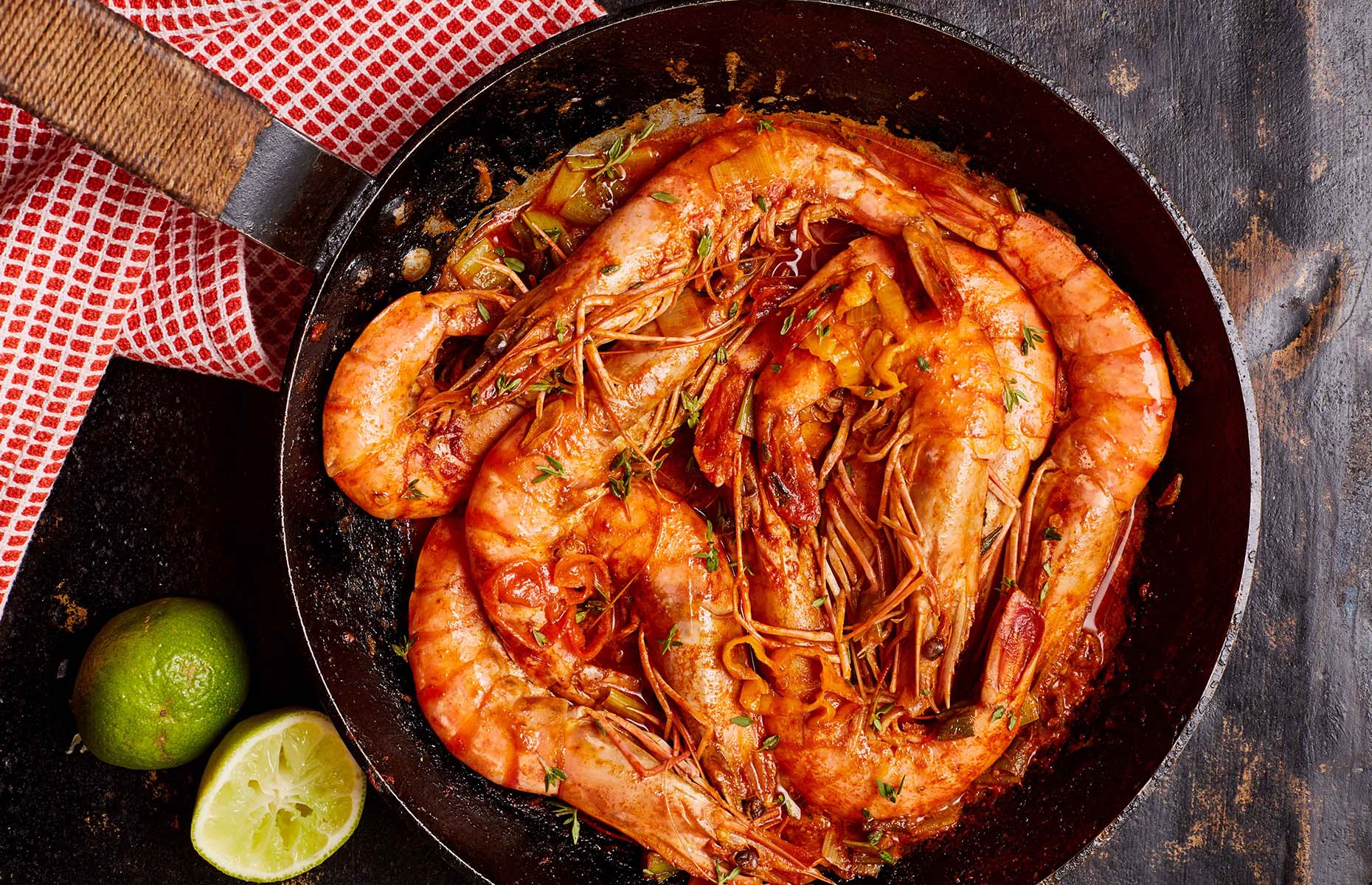 Jamaican pepper shrimp (Image: Big Zuu's Big Eats/Ebury Press)