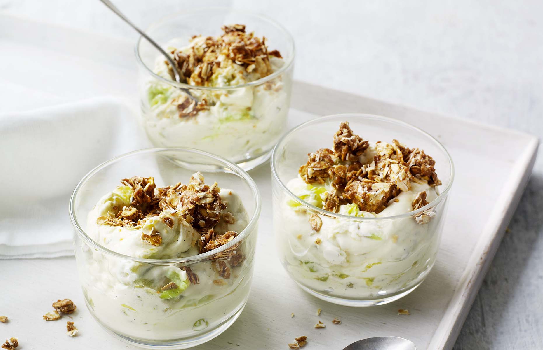 Gooseberry fools (Image: Waitrose & Partners/loveFOOD)