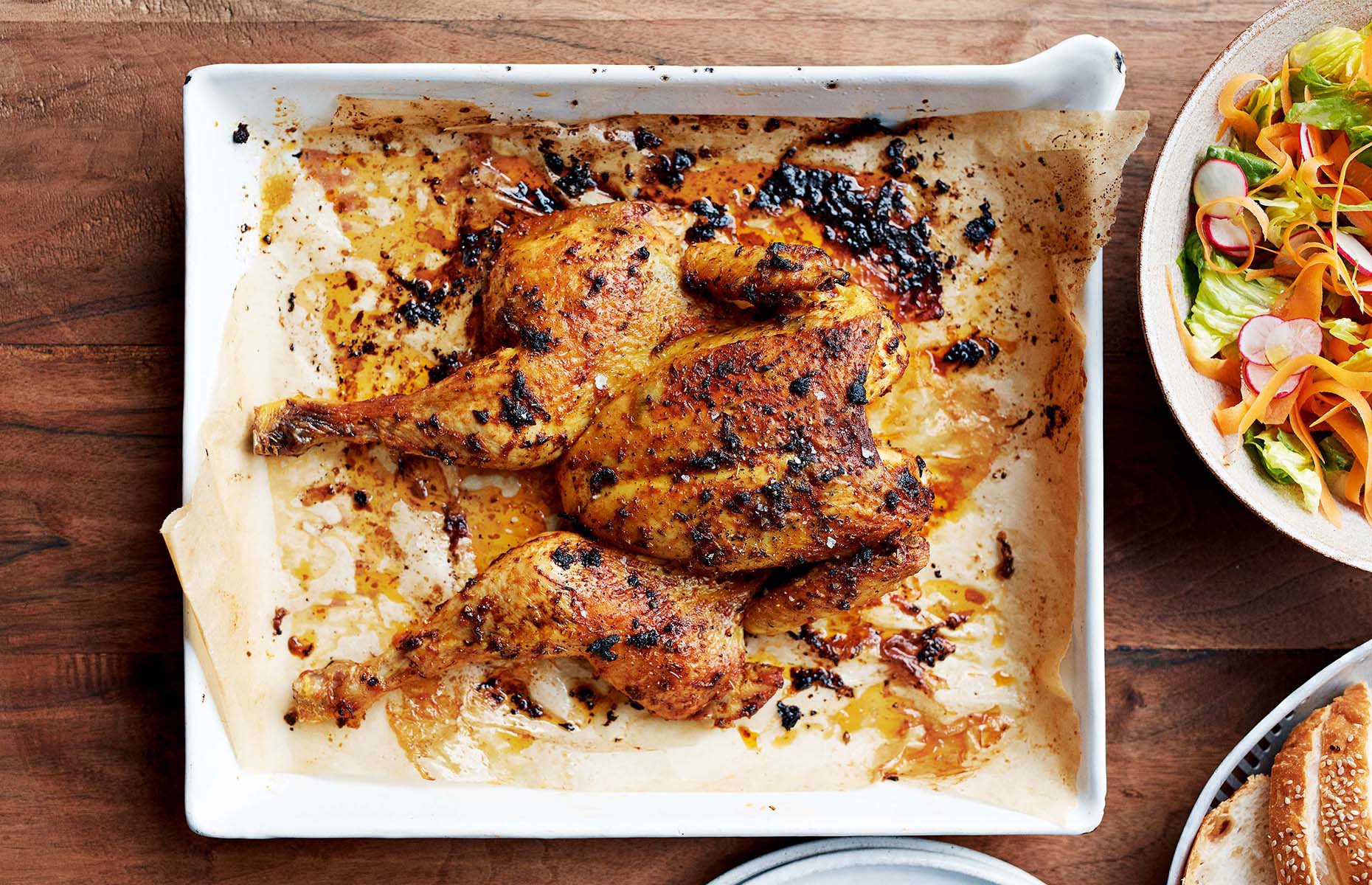 Herb and paprika chicken (Image: Ripe Figs/Bloomsbury Publishing)