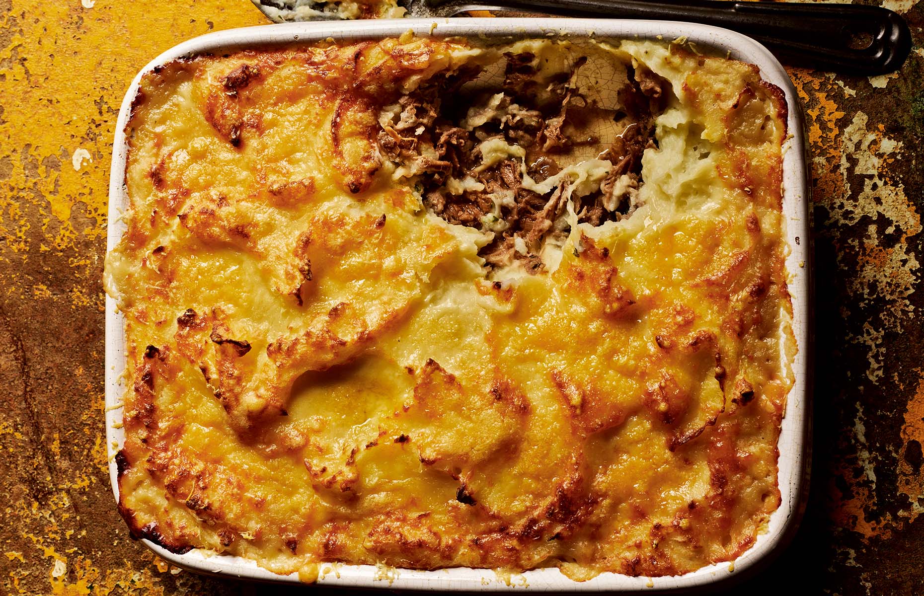 Rick Stein's duck cottage pie (Image: Rick Stein’s Secret France/James Murphy)