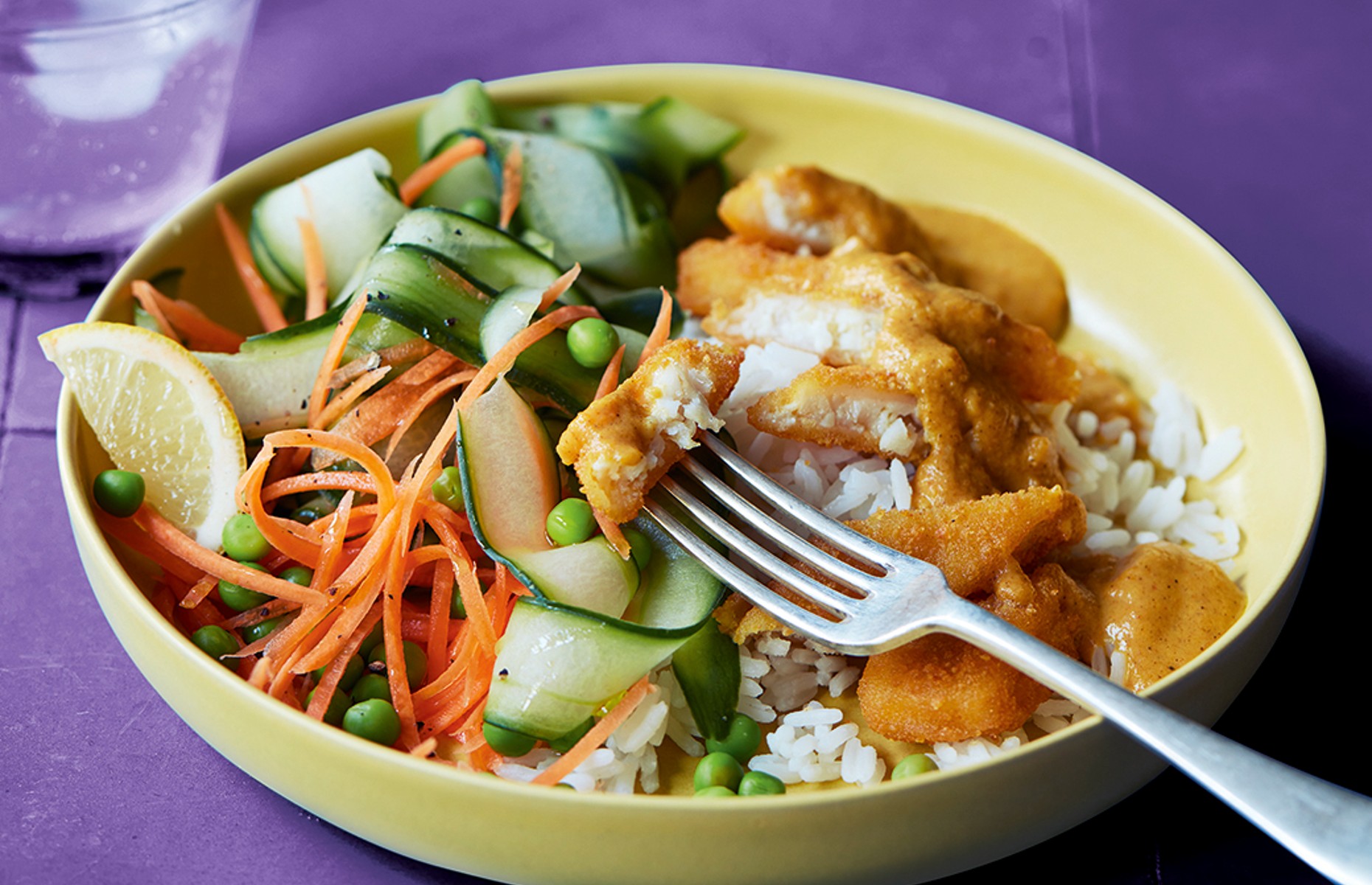 Lisa Faulkner's fish finger katsu (Image: Ocado)