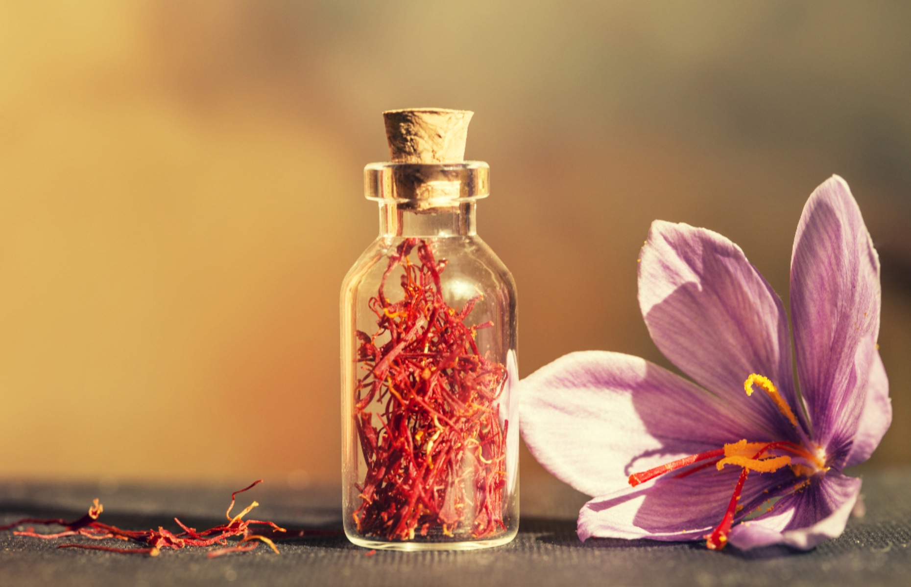 Saffron threads and flower (Image: Patricia Chumillas/Shutterstock)