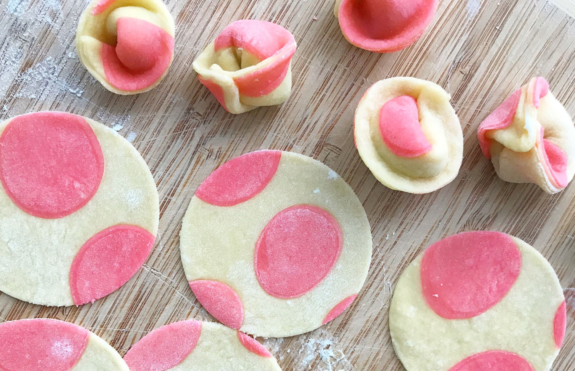 Polka dot pasta dough (Image: Nicole M Iizuka/Shutterstock)