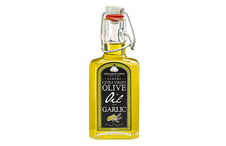 The Garlic Farm extra virgin olive oil with garlic