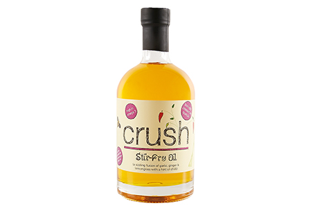 Crush stir-fry oil