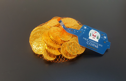 Sainsbury's chocolate coins