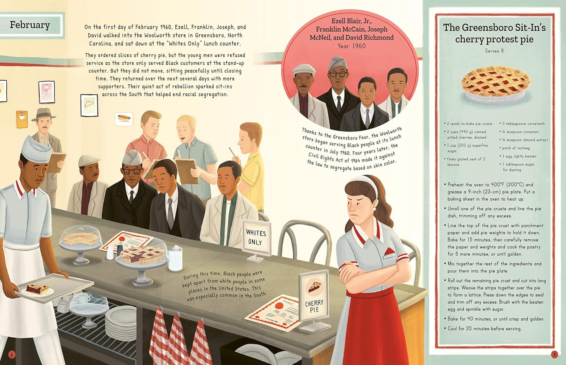  Recipes for Change: 12 Recipes Inspired by a Year in Black History (Illustration by Alleanna Harris 