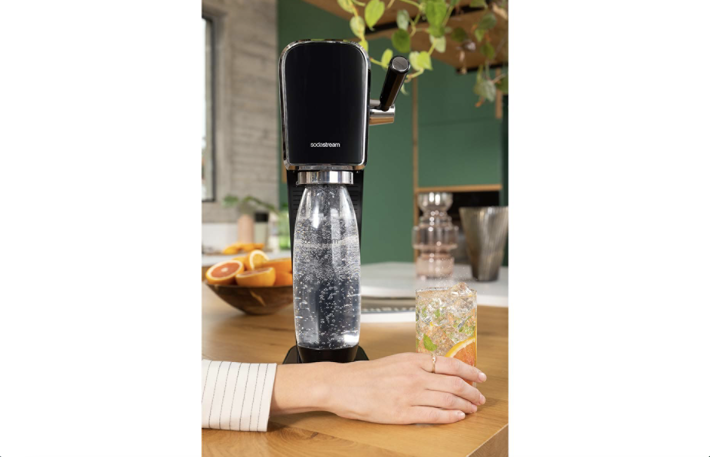 Win a SodaStream ART sparkling water maker and Soda Press flavour bundle  worth £159.95