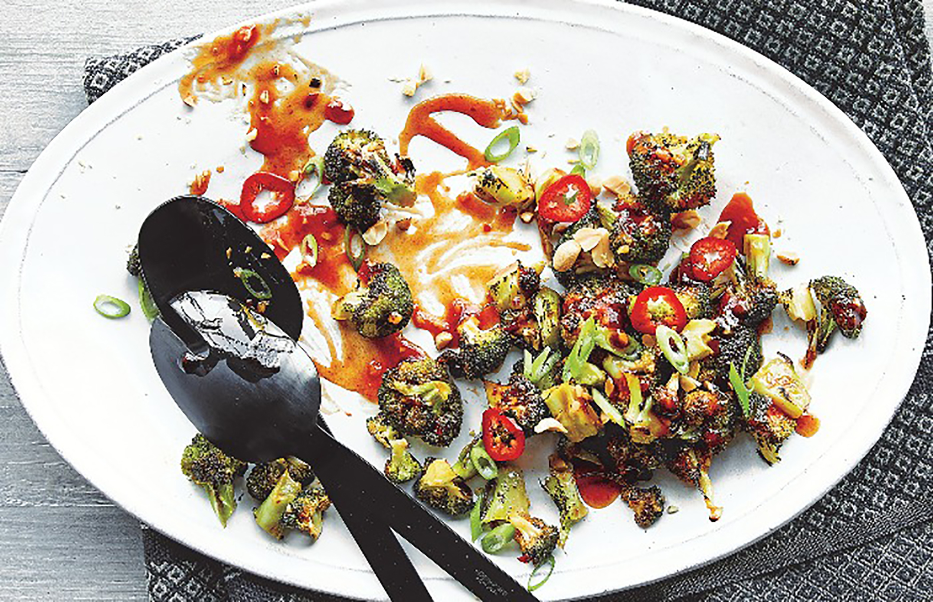 Kung pao roasted broccoli (Image: Cravings: Hungry for More/Michael Joseph)