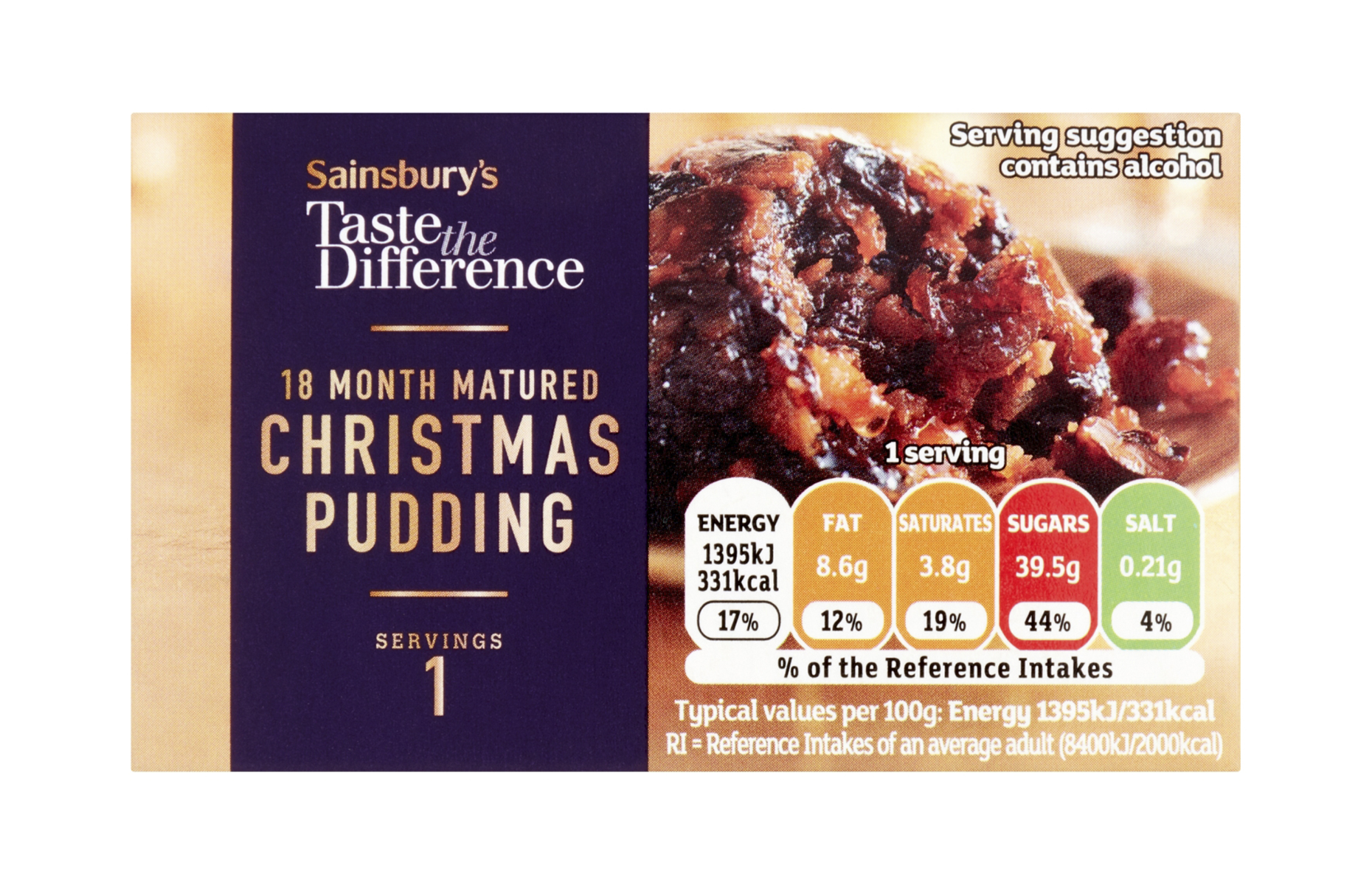 Nut Free Christmas Pudding Sainsbury's TVaneka
