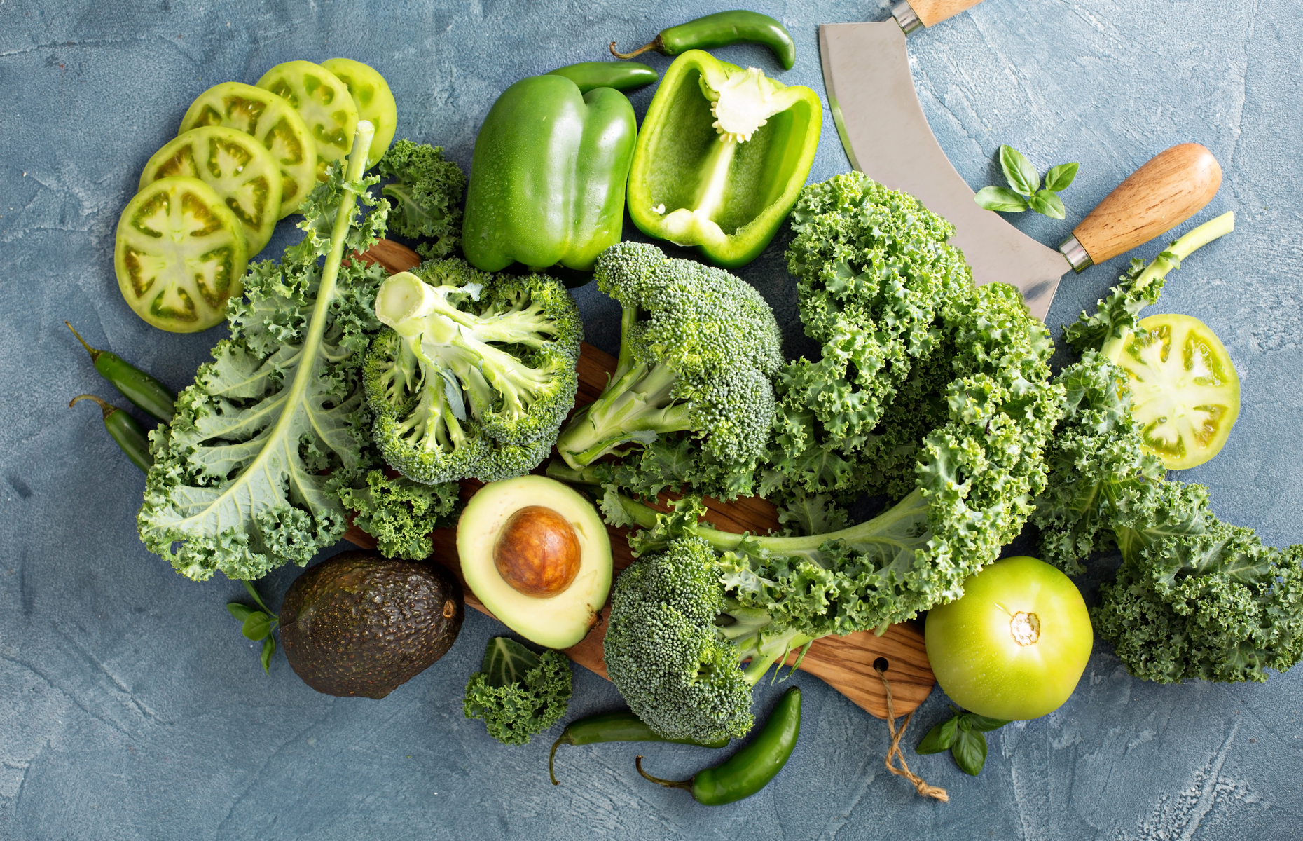 Mixed green vegetables (Image: Elena Veselova/Shutterstock)