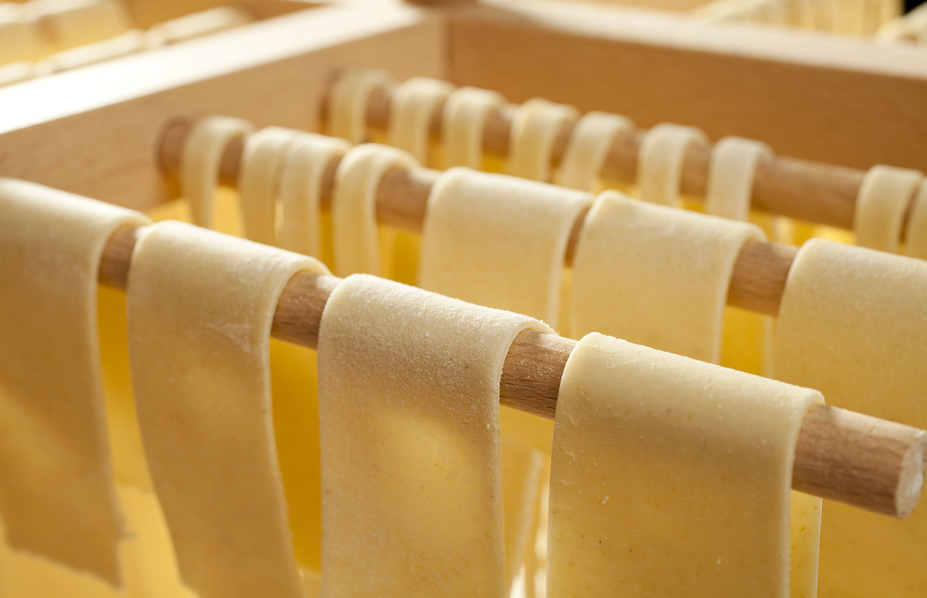 Pasta drying at home