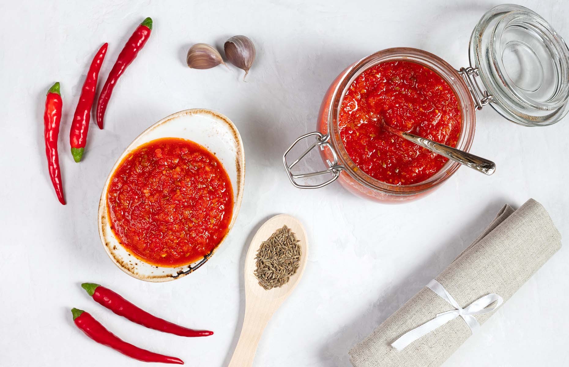 Harissa in a jar (Image: miss.lemon/Shutterstock)