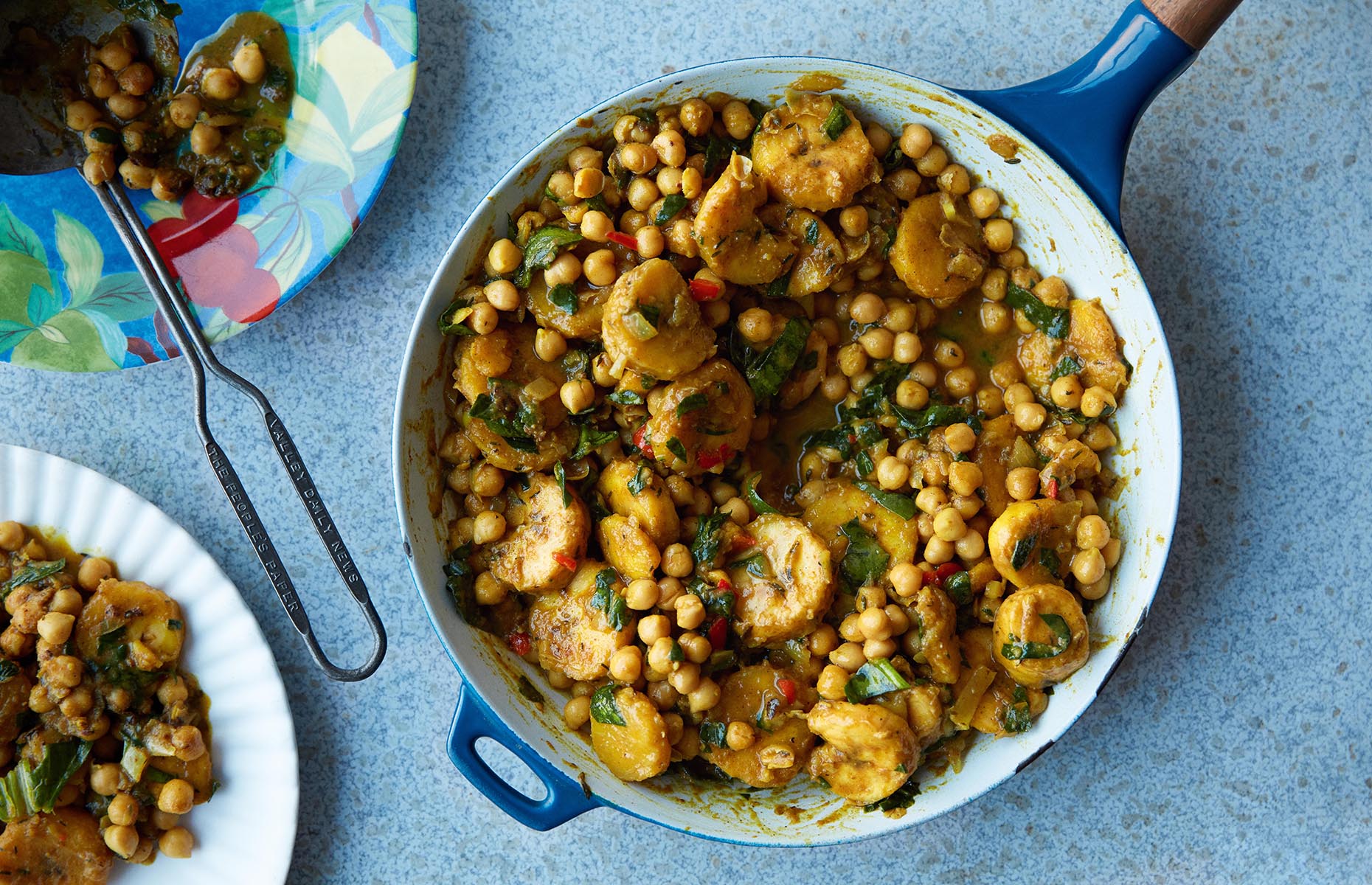 Plantain and chickpea curry (image: Original Flava: Caribbean Recipes from Home/Bloomsbury)