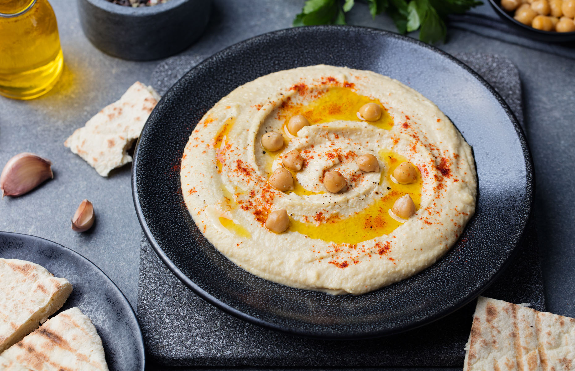 Chickpea hummus (image: Anna_Pustynnikova/Shutterstock)