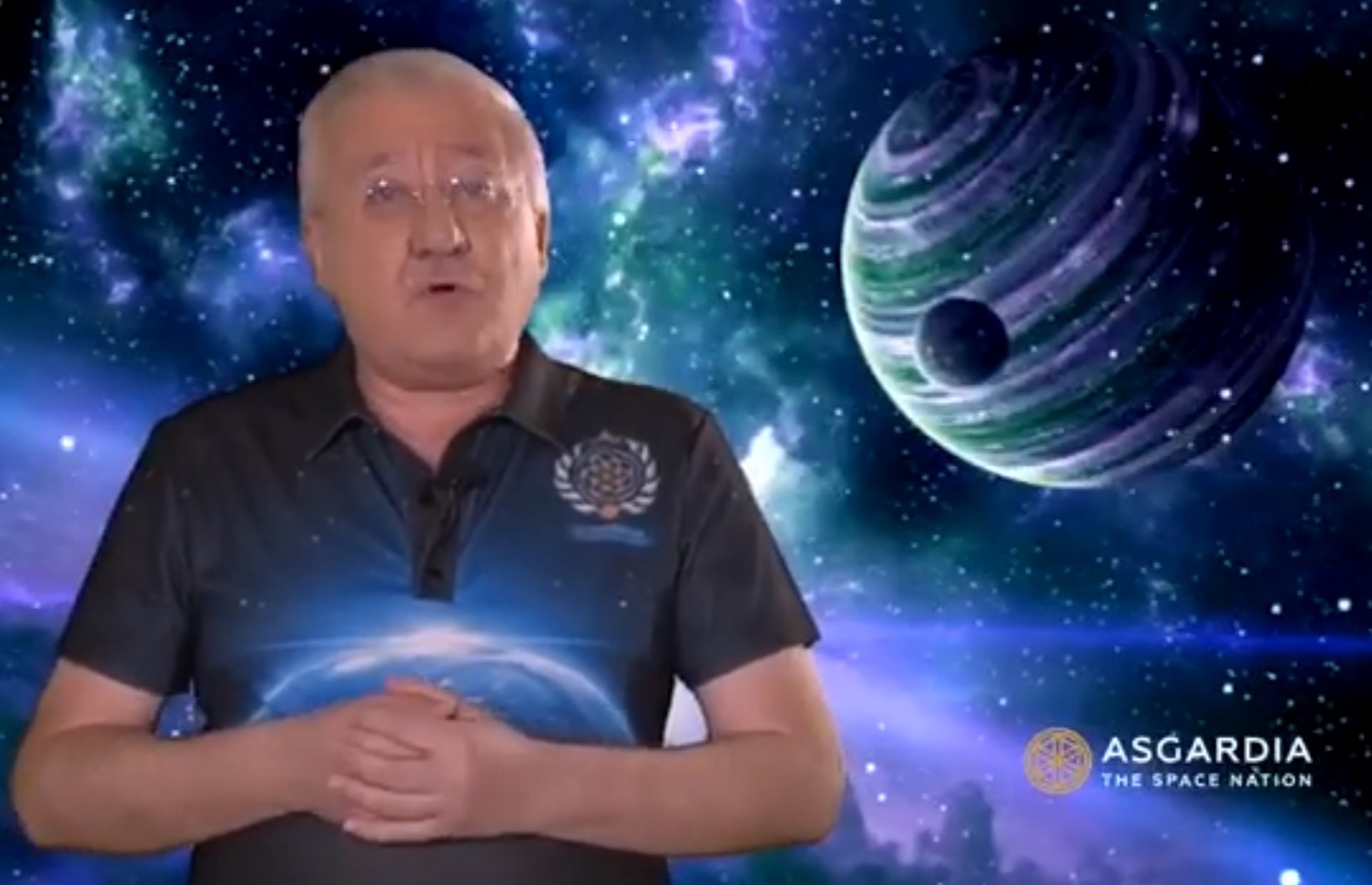 Igor Ashurbeyli, the man behind Asgardia. Image: Asgardia/YouTube