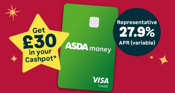 Asda credit card offer (Image: Asda)