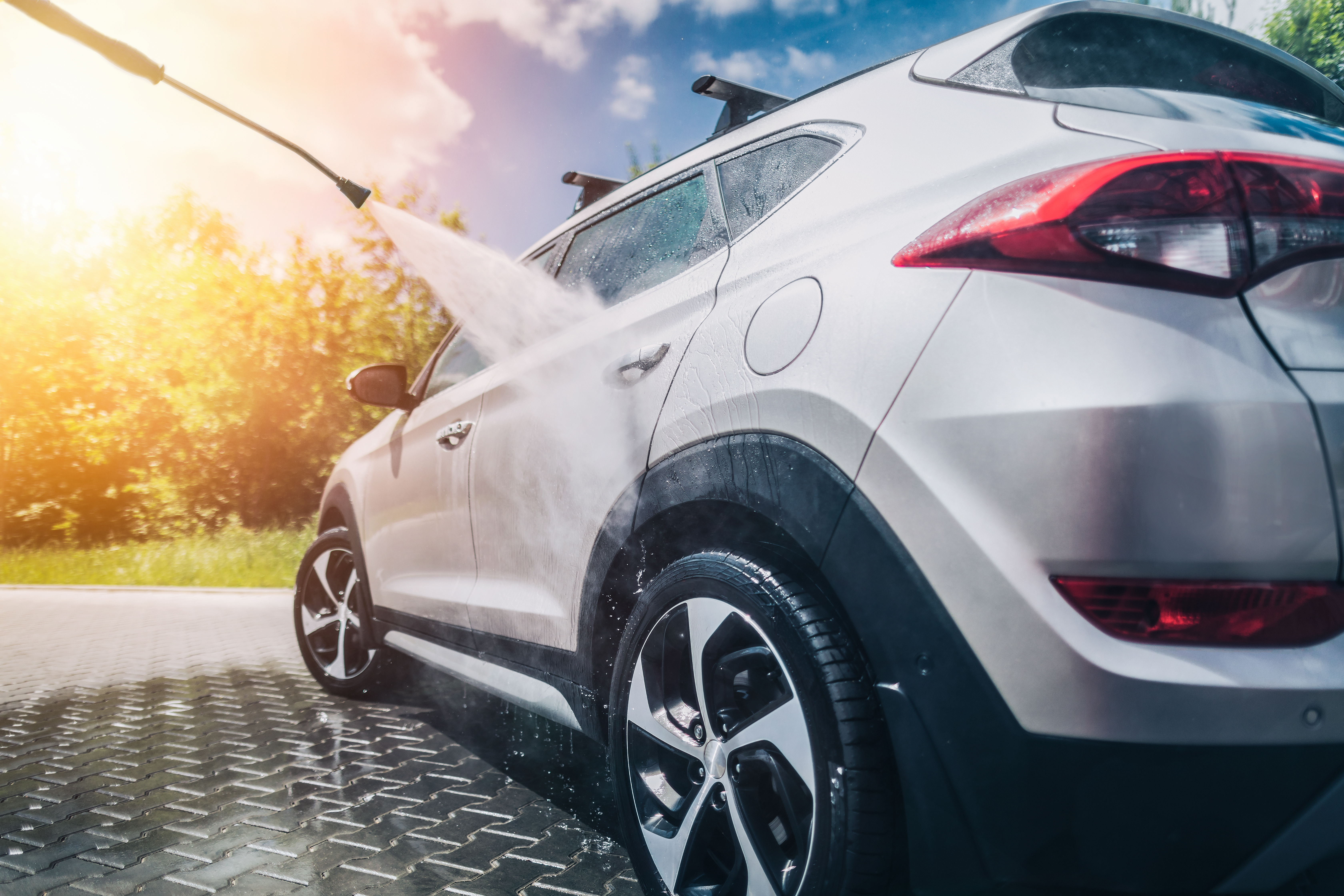 Man washing car (Image: Redpixel - Shutterstock)