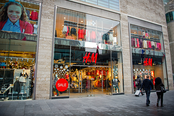 A H&M store. (Image: Shutterstock/JuliusKielaitis)