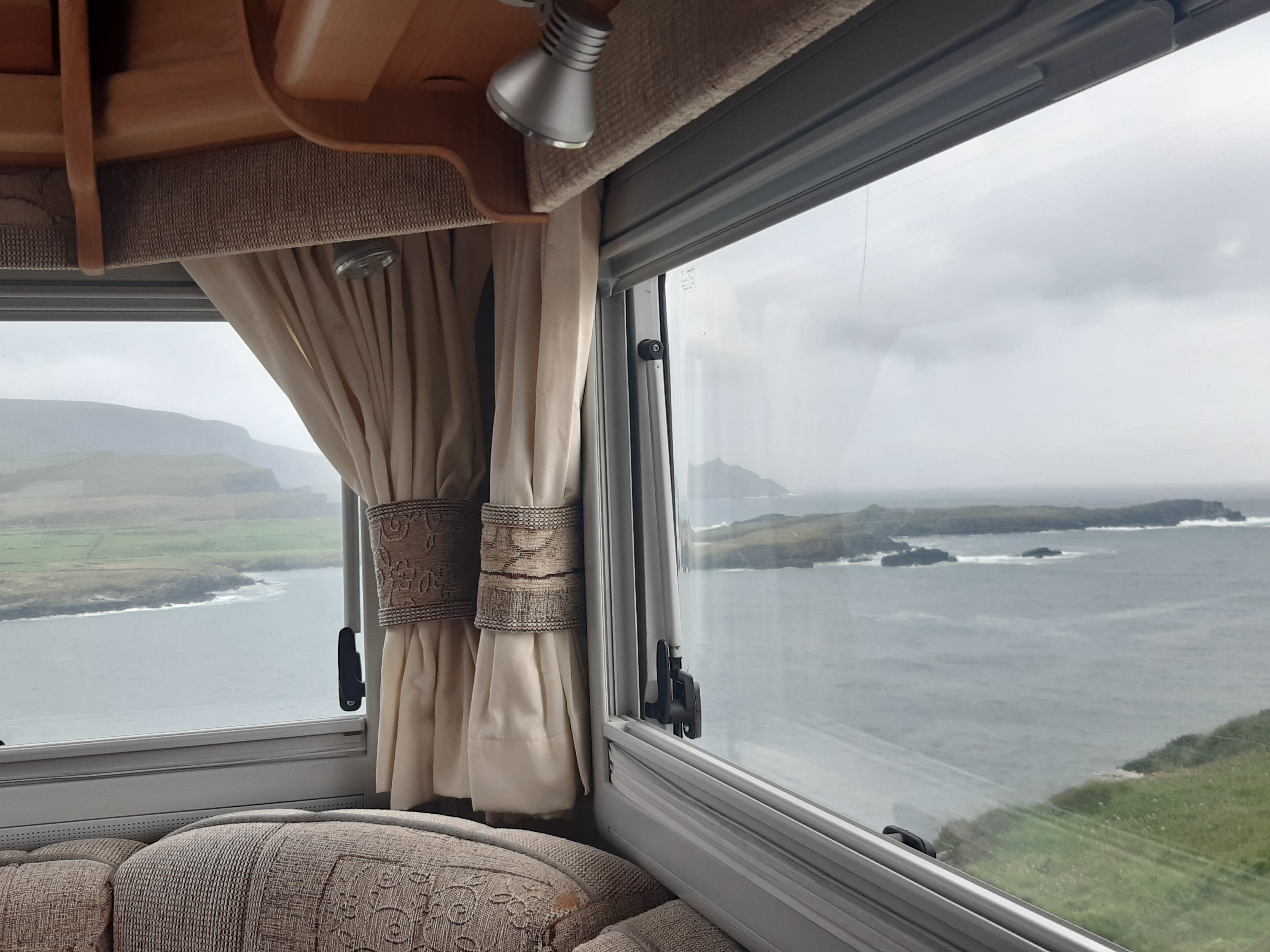 View out a motorhome window (Image: Lily Canter)