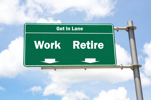 Works versus retirement (Image: Shutterstock)