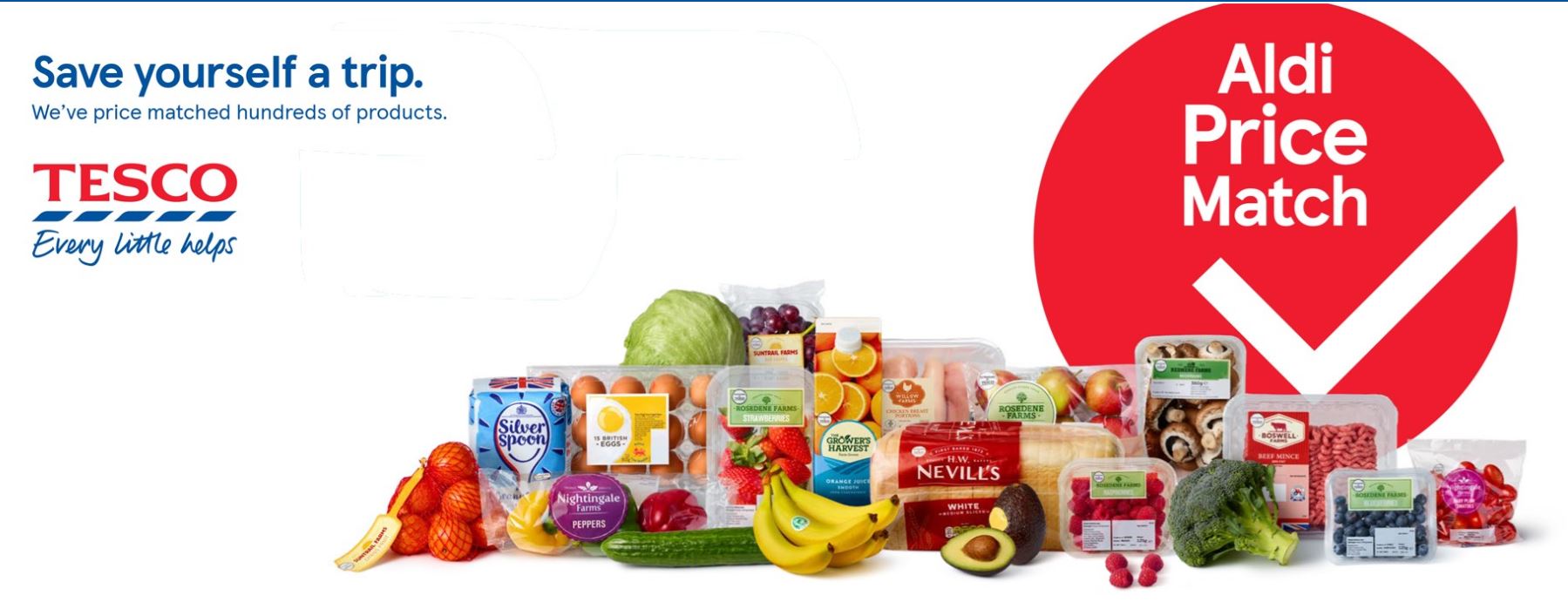 Tesco announced its initial price match campaign in March (Image: Tesco)