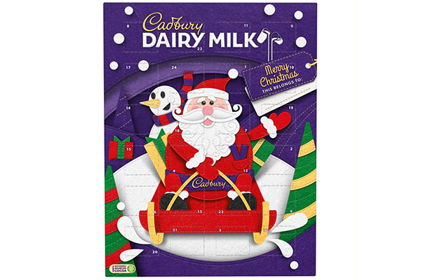 Cadbury's Dairy Milk advent calendar (Image: Morrisons)