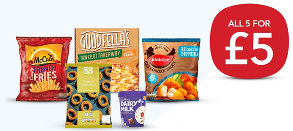 co op meal deal the 5 frozen food offer