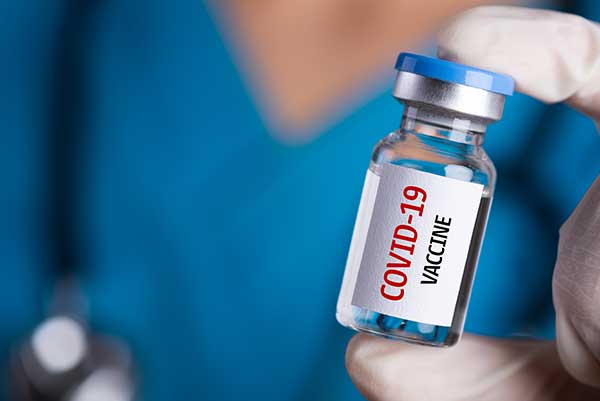 Coronavirus vaccine vial. (Image: Shutterstock)