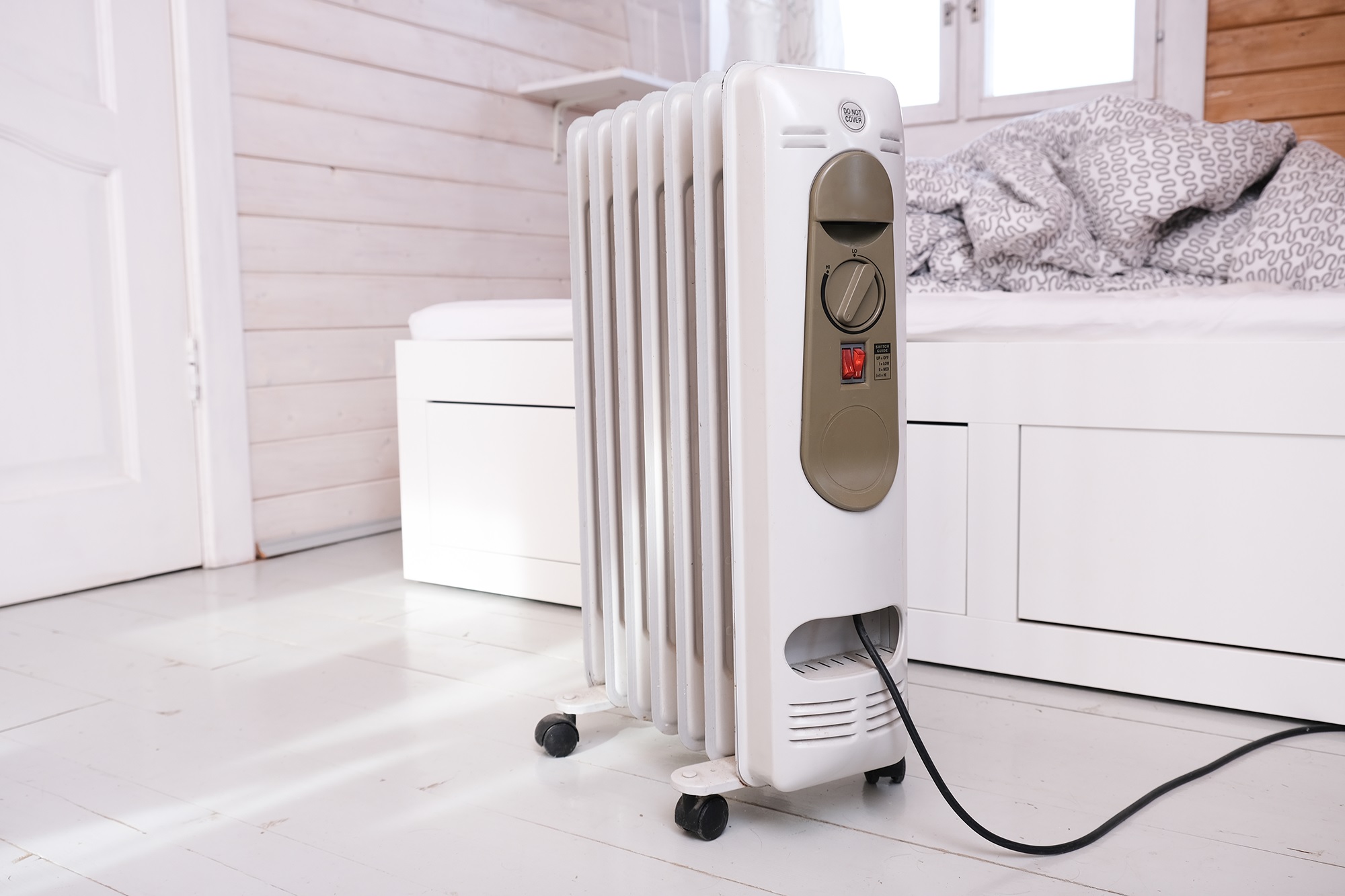 Electric heater. (Image: Shutterstock)
