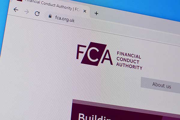 FCA website. (Image: Mehaniq/Shutterstock)