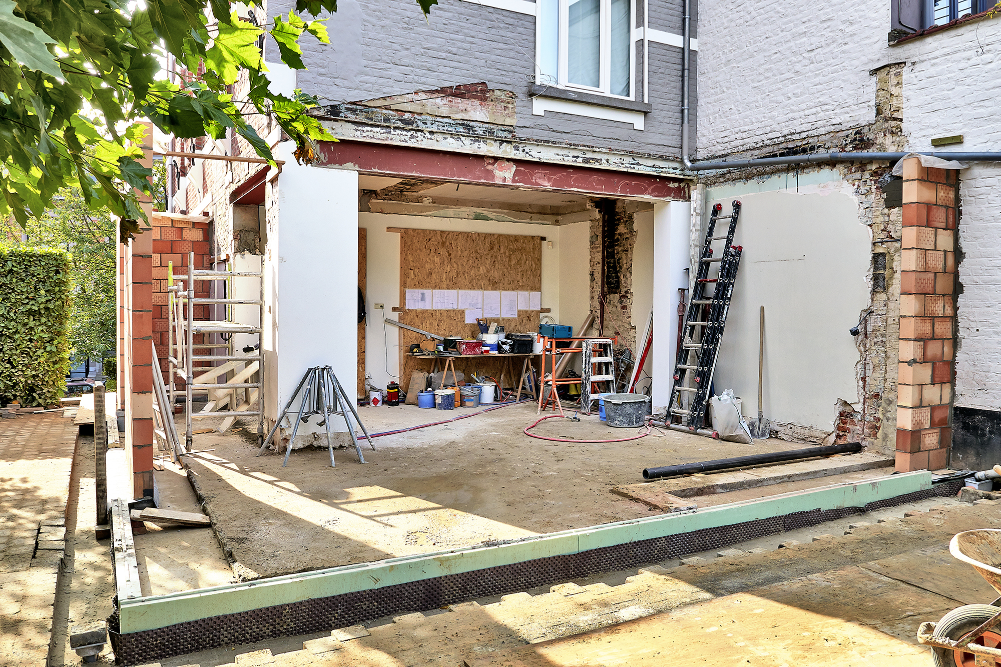 An extension for a house in progress. (Image: Shutterstock)
