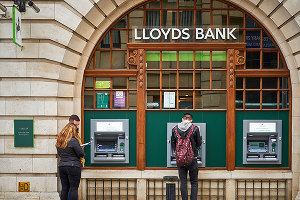 A Lloyds Bank branch. (Image: Francesco Cantone/Shutterstock)