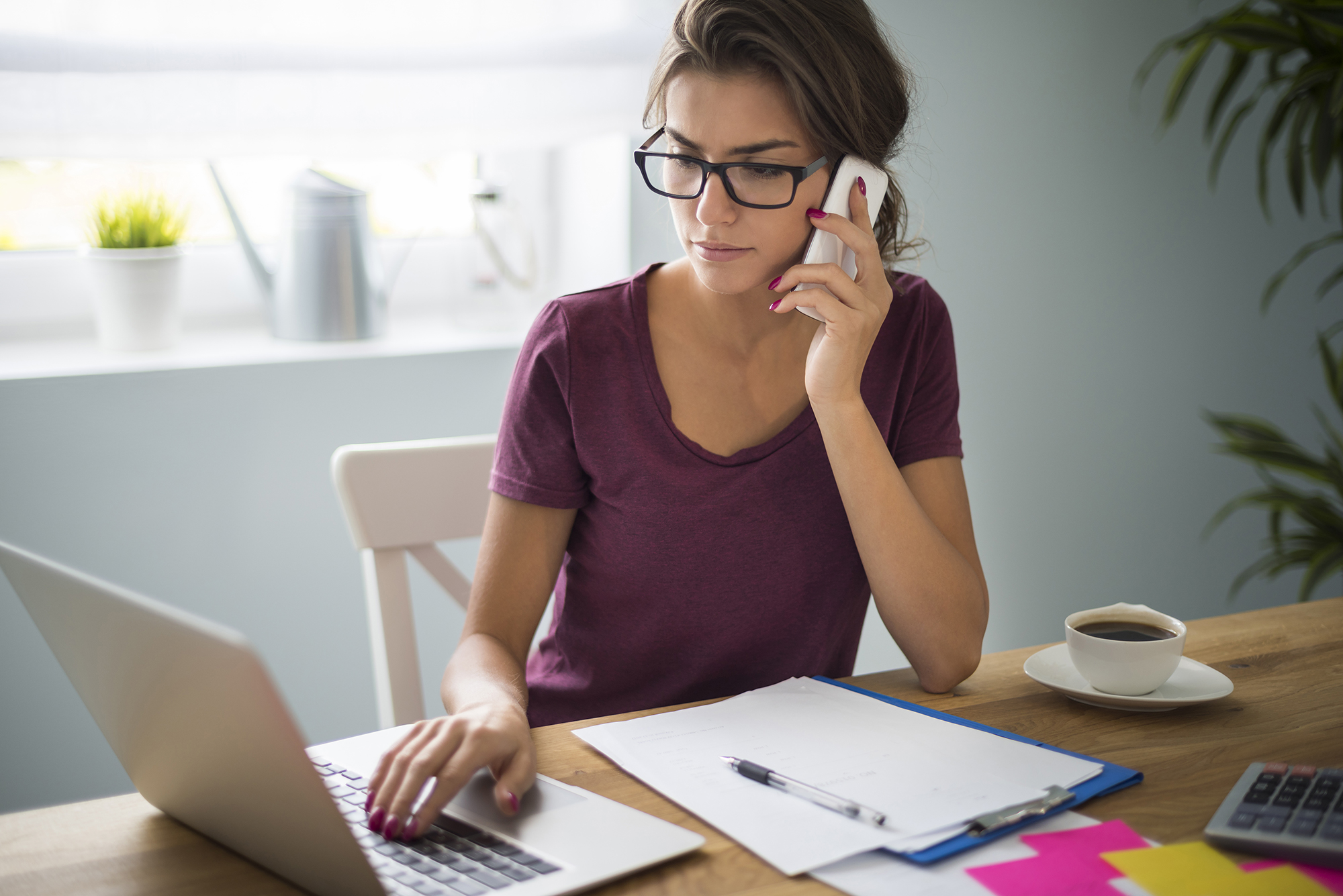 Woman on phone. (Image: Shutterstock)