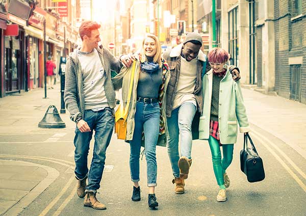Young people on a day out. (Image: Shutterstock)