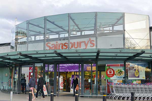 Sainsbury's supermarket. (Image: 1000 Words/Shutterstock)