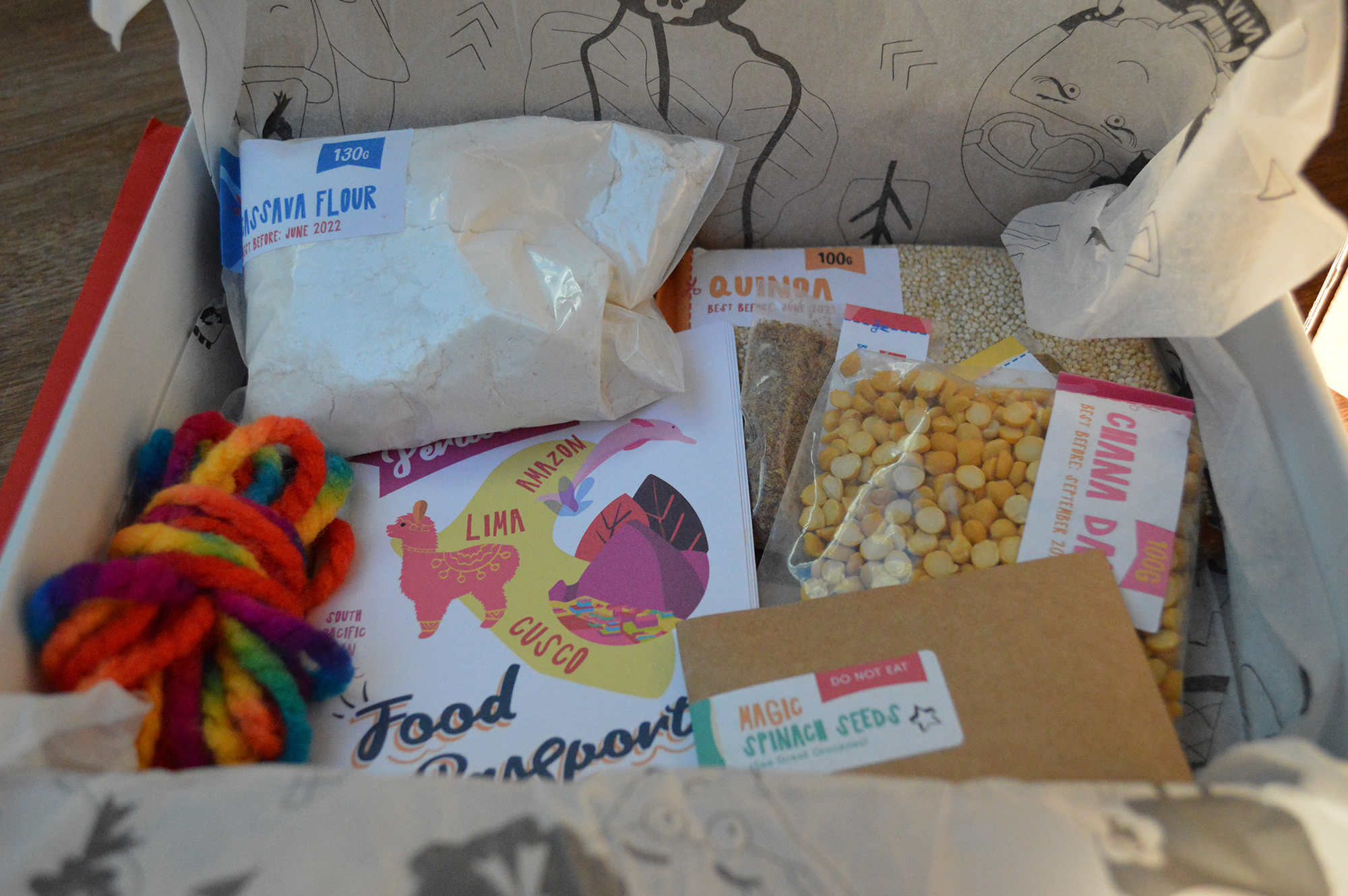 Not Just Nibbles subscription box. (Image: Lily Canter)