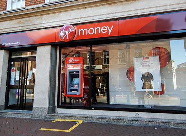 Virgin Money store. (Image: Shuttestock/Roger Utting)