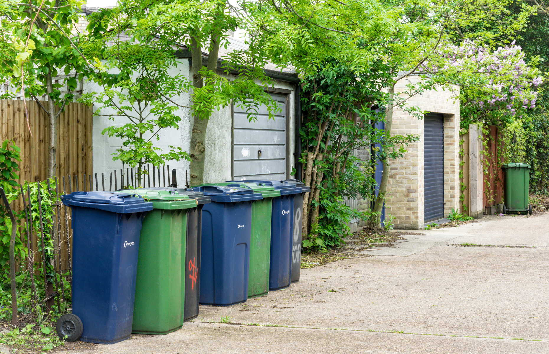 Many waste and recycling collections across the country are running limited services. Image: Imran Khan Photography / Shutterstock