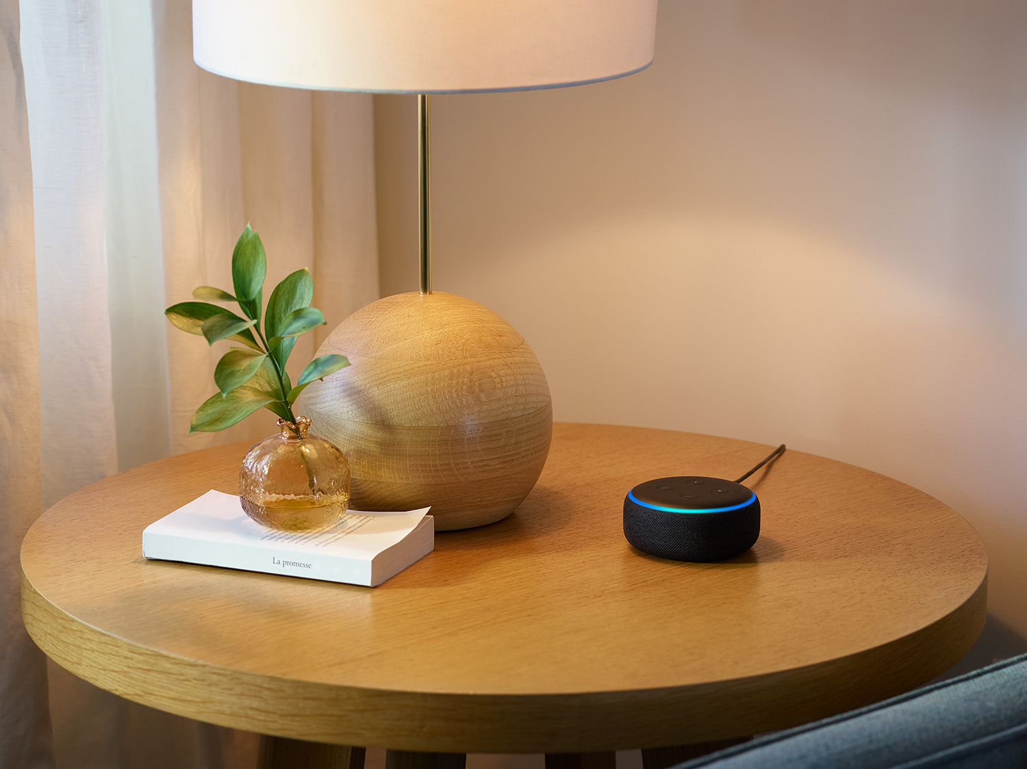 Amazon Echo Dot in charcoal