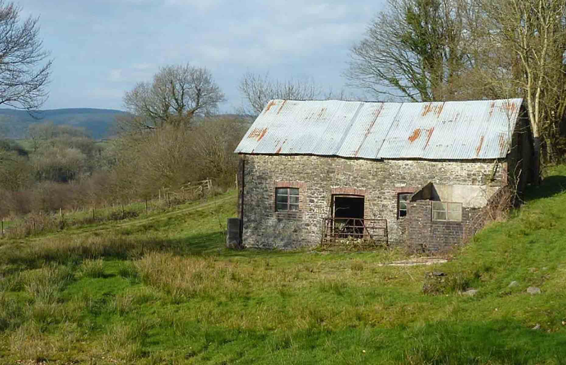 This hilltop barn could make a stunning rural retreat. Image: BJP Residential 