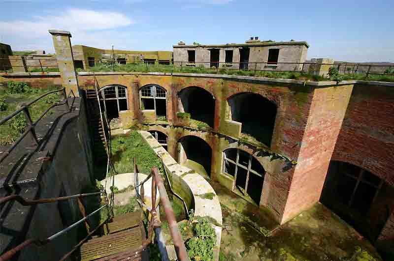 The fort is in dire need of repairs but many of its period features are still standing. Image: FBM Estate Agents