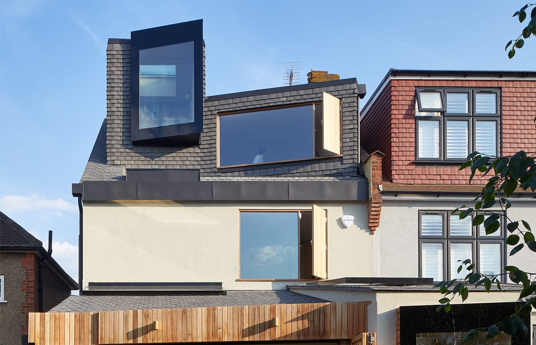 This innovative loft conversion was shortlisted for NLA's Don't Move, Improve! awards. Image: Edmund Sumner / Rise Design Studio